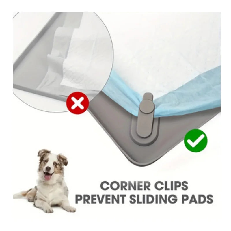 3 size dog urine pad bindings-urine barrier pad, non-slip soft silicone safety material, foldable storage, no floor space, easy