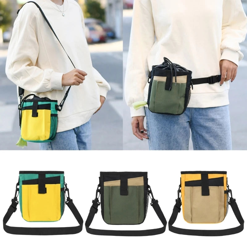 Dog Training Bag Adjustable Pet Treat Outdoor Walking Bag Pet Supplies Treat Waist Bag Pet Outdoor Treats Bag