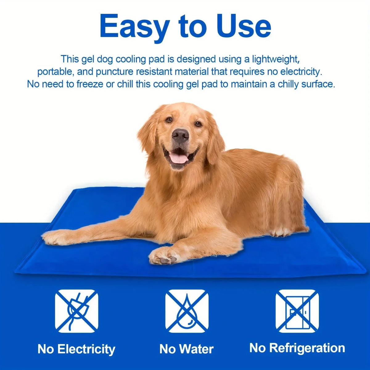 Pet Cooling Mat Ice Bed Cushion Summer Cooler Sleeping Pad Gel Sponge Heat Relief for Dogs Cats Wear Resistant Pet Supplies
