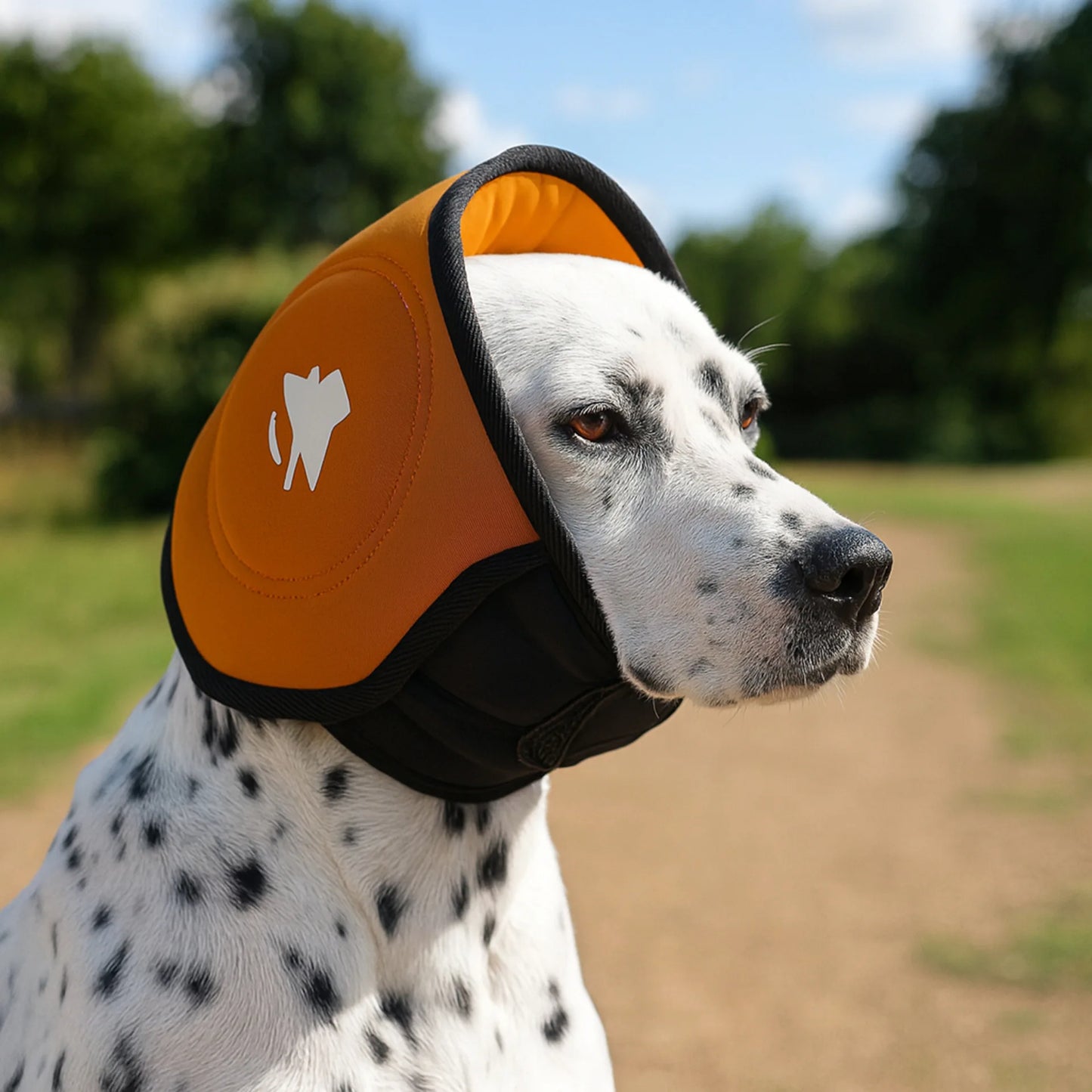 Dog Calming Hood, Anti-scare & Thunder-proof Magic Tape Ear Muffs
