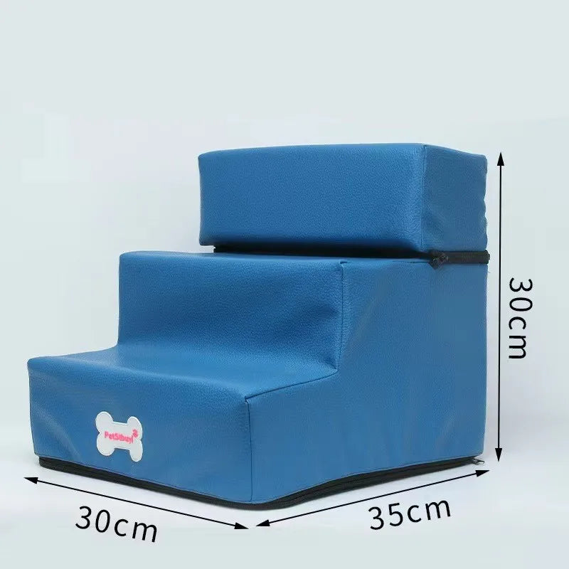 Hot Dog House Dog Stairs Pet 3 Steps Stairs for Small Dog Cat Pet Ramp Ladder Anti-slip Removable Dogs Bed Stairs Pet Supplies