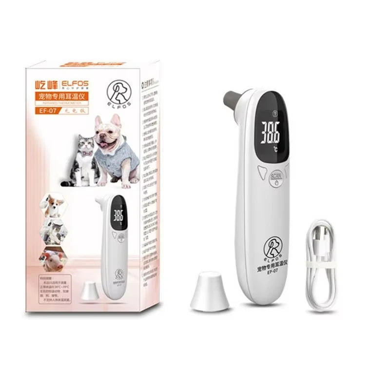 Vet Tech Digital Thermometer for Dogs - Accurate Fever Detection Device for Pets, Pet Supplies, Veterinary Thermometer