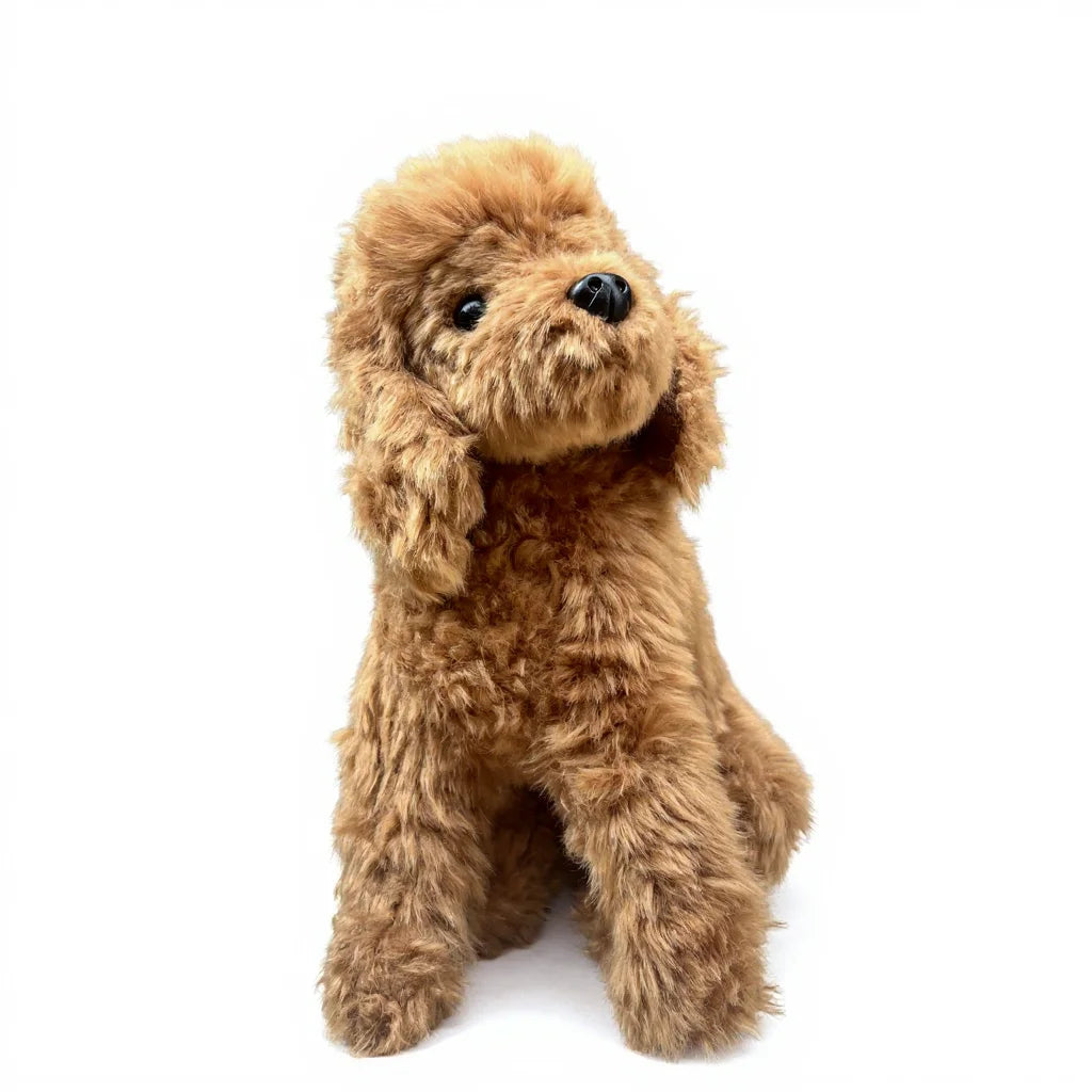Lifelike Poodle Plush Toy Simulation Pet Dog Doll Children'S Gift Suitable For Home Decoration Collection