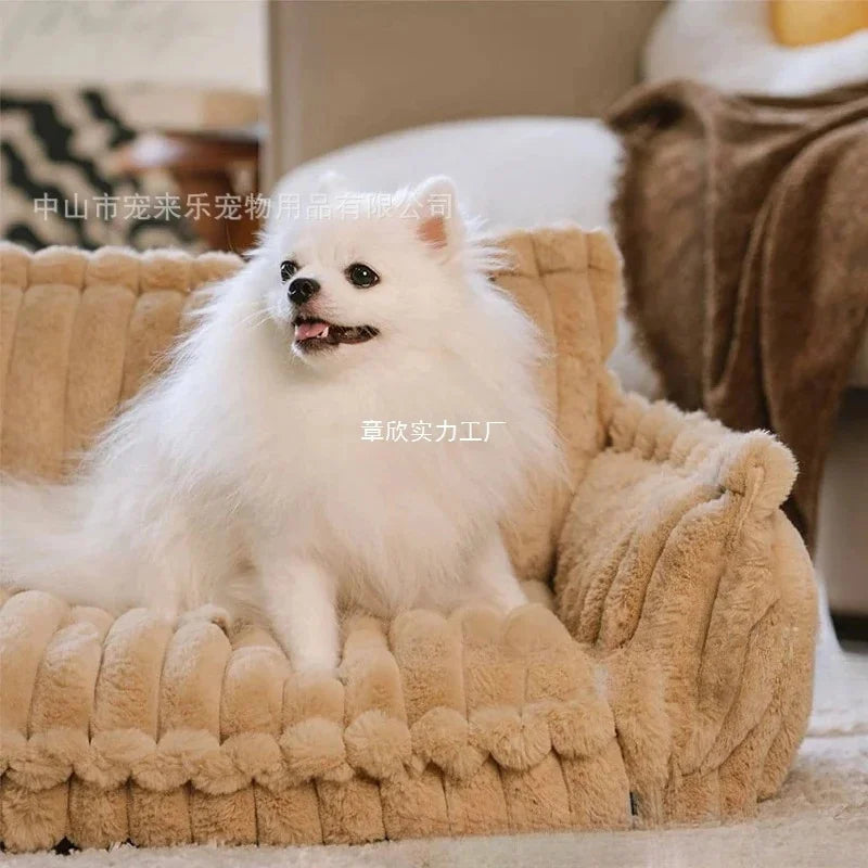 Plush Pet Bed Warm Soft Dog Cat House Four Seasons Comfortable Cozy Nest Indoor Pet Supplies For Small Medium Dogs And Cats