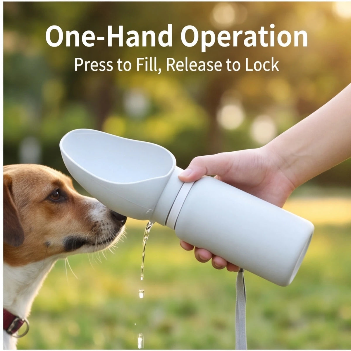 Pet Supplies Dog Accompanying Water Cup Outdoor Portable Travel Foldable Kettle Water Dispenser for Walking Dogs