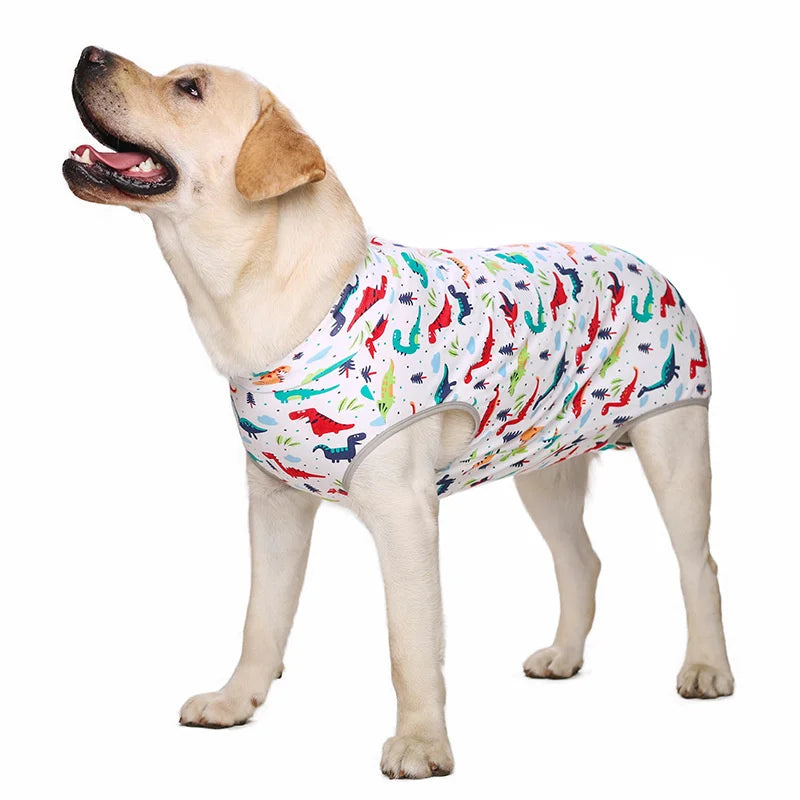 Dog Sterilization Suit Cotton Dog Recovery Suit Anti Licking Wounds Pet Care Clothes After Surgery Clothes Apparels Pet Supplies