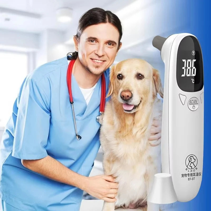 Vet Tech Digital Thermometer for Dogs - Accurate Fever Detection Device for Pets, Pet Supplies, Veterinary Thermometer