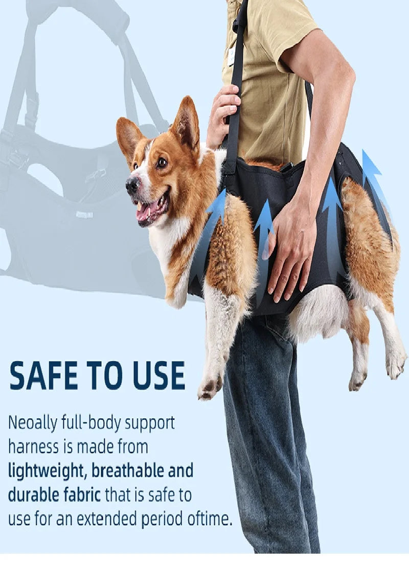 Dog Body Support Harness for Injured Disabled Elderly Dogs Pet Dog Soft Carrying Injuries Recover Support Harness Pet Supplies