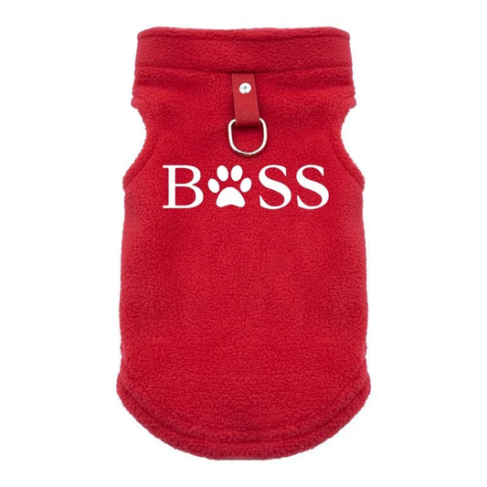 BSS Pet Dog Clothes Autumn Winter Coat Fleece Warm Sweater Vest For Small Chihuahua Bulldog Dogs Jackets Costumes Supplies