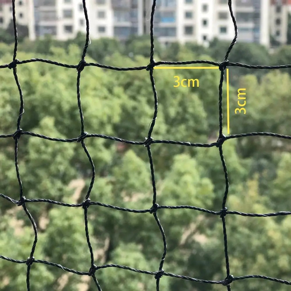 Cat Balcony Net-Steel Wire Reinforced Cat Safety Net, Anti-Fall Fence,Garden Net Anti Bird Netting, Extra Strong