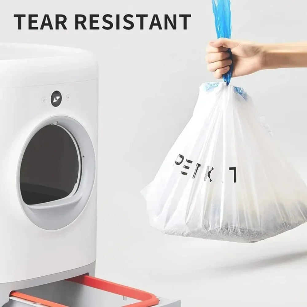 PETKIT Fully Automatic Intelligent Cat Toilet Garbage Bag Large Portable Durable and Undamaged 1Roll/20PCS Pet Supplies