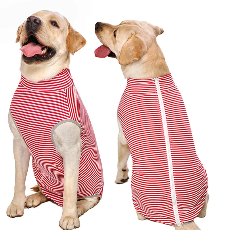 Dog Sterilization Suit Cotton Dog Recovery Suit Anti Licking Wounds Pet Care Clothes After Surgery Clothes Apparels Pet Supplies