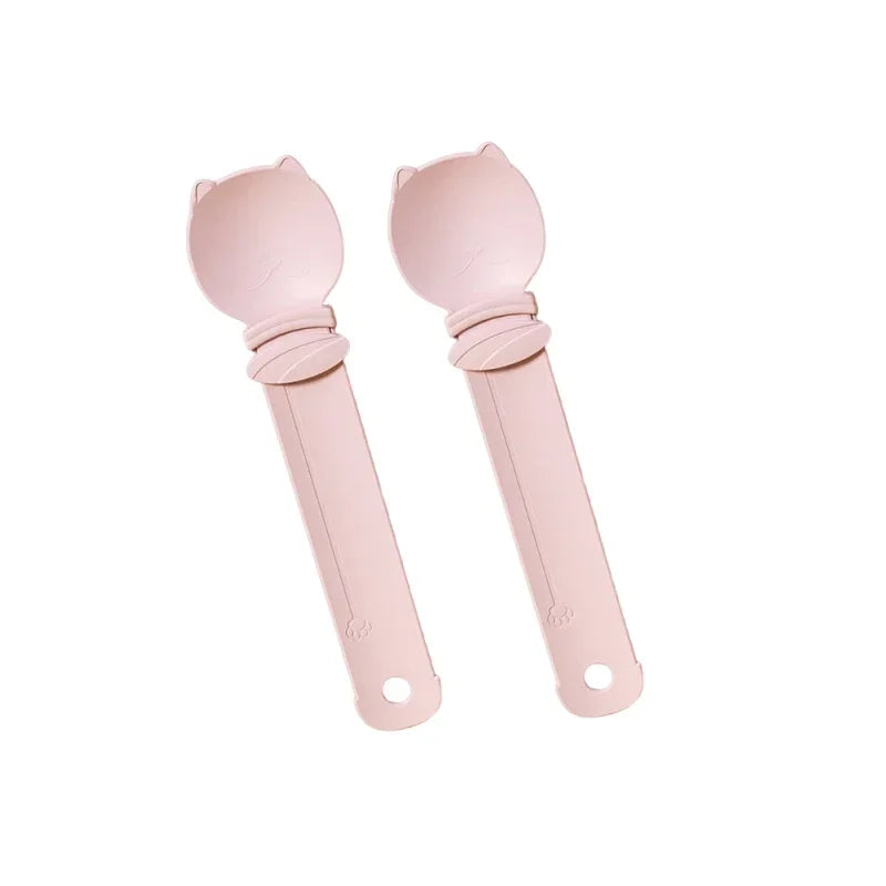Hot Selling 2-Piece Set Of Cat Bar Shaped Squeeze Spoon, Cat Snack Feeder, Pet Liquid Feeding Tool, Pet Supplies